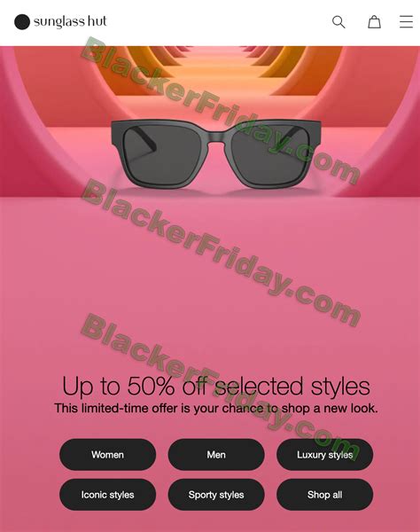 sunglass hut black friday